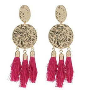 Lilly Pulitzer Mermaid Grotto Earrings Bougainvillea Pink